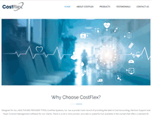 Tablet Screenshot of costflex.com